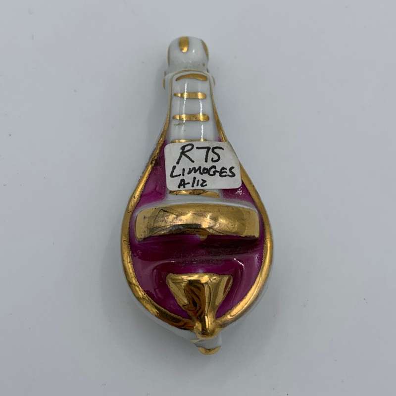 Limoges Miniature Music Instrument