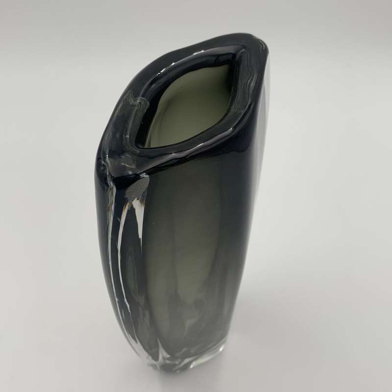 Orrefors"Smokey Black" Vase