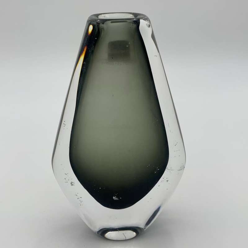 Orrefors"Smokey Black" Vase