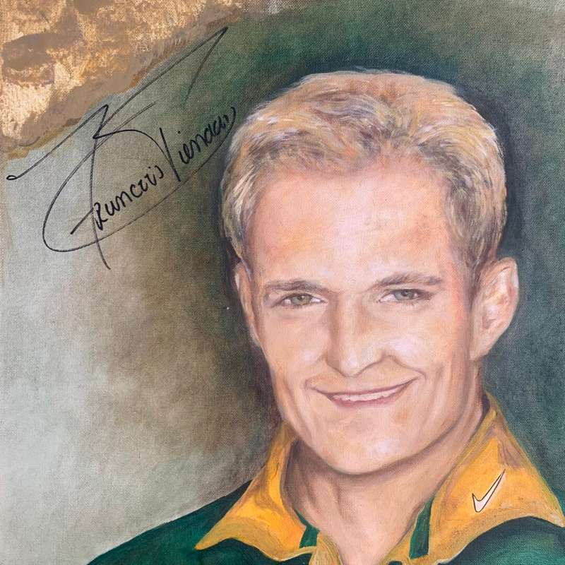 Francious Pienaar Original Oil Panting Framed