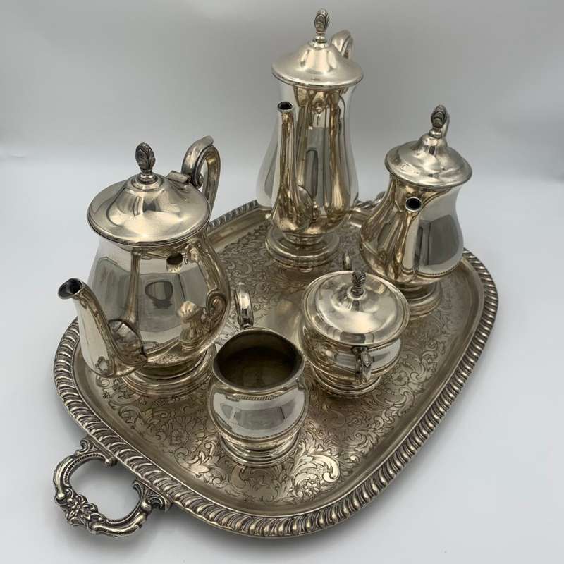 EPNS Set of 6 with Tray