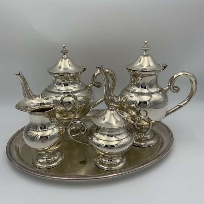 EPNS 4 Piece Set with Tray