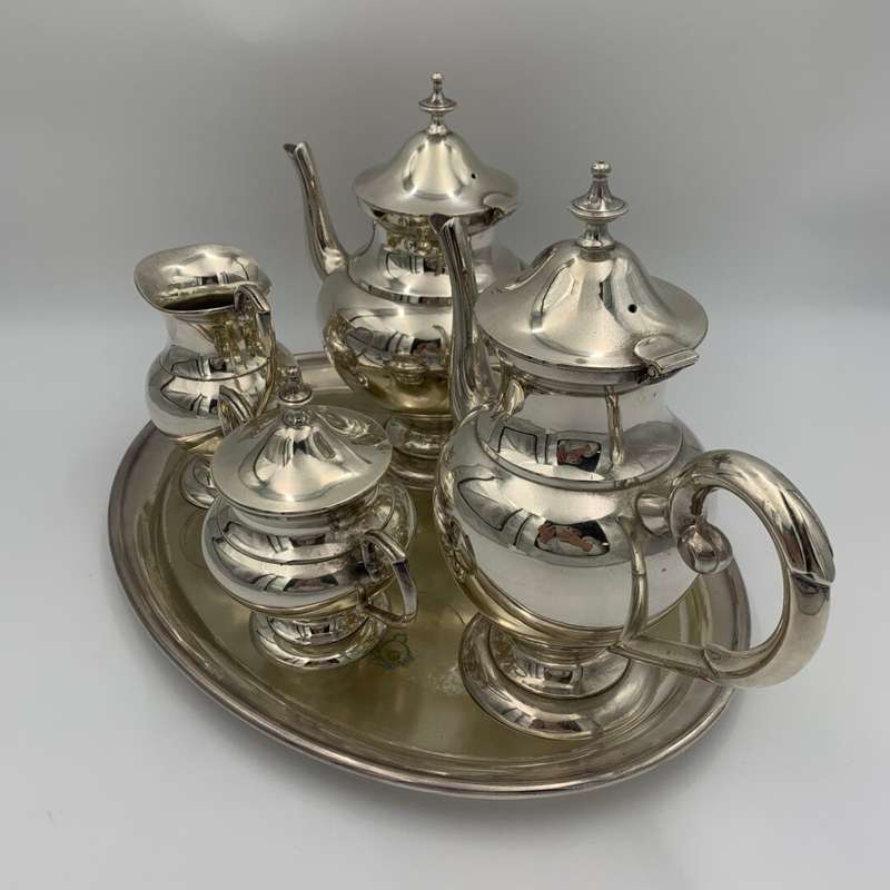 EPNS 4 Piece Set with Tray