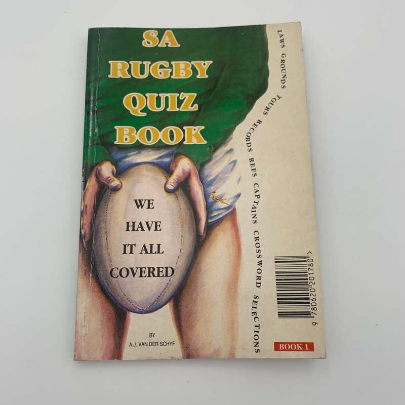 SA Rugby Quiz Book by A.J Covered