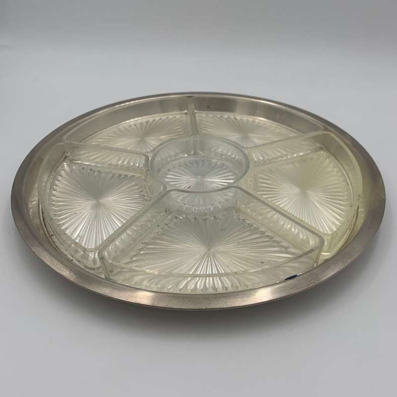 EPNS Tray with Plastic Dividers