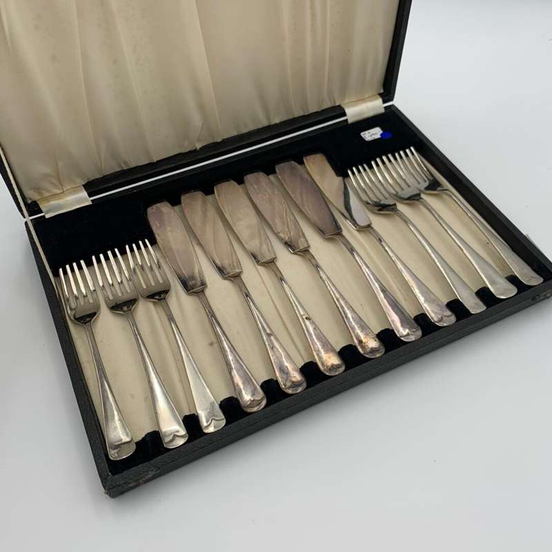 12 Piece Fish Set in Black Case
