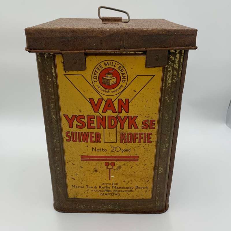 "Van Ysendyk se Suiwer Koffie" Tin