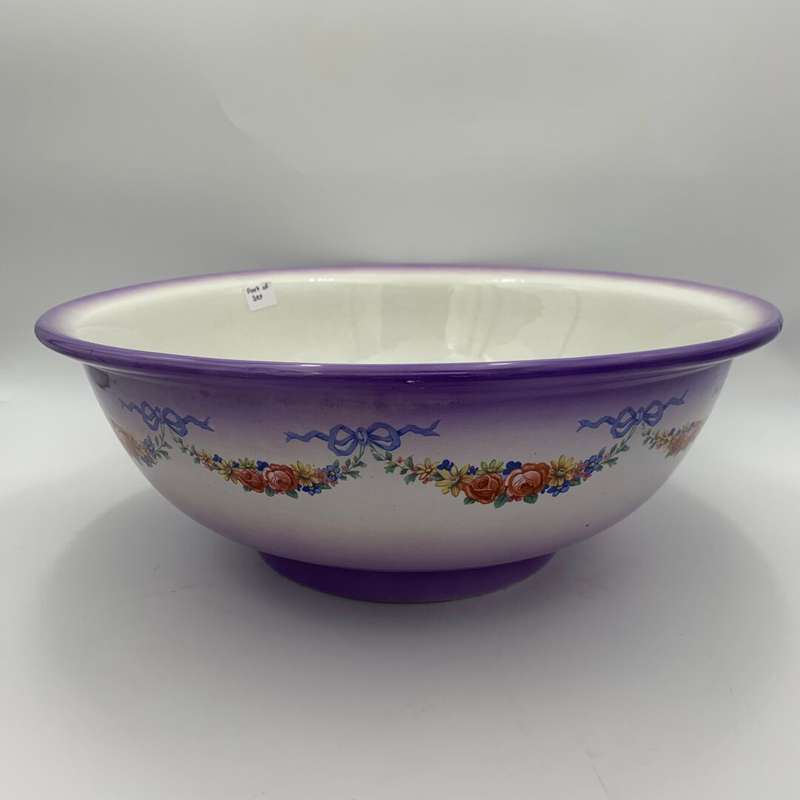 N.H.P Purple Wash Basin and Pitcher