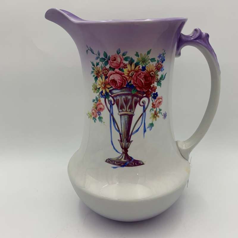 N.H.P Purple Wash Basin and Pitcher