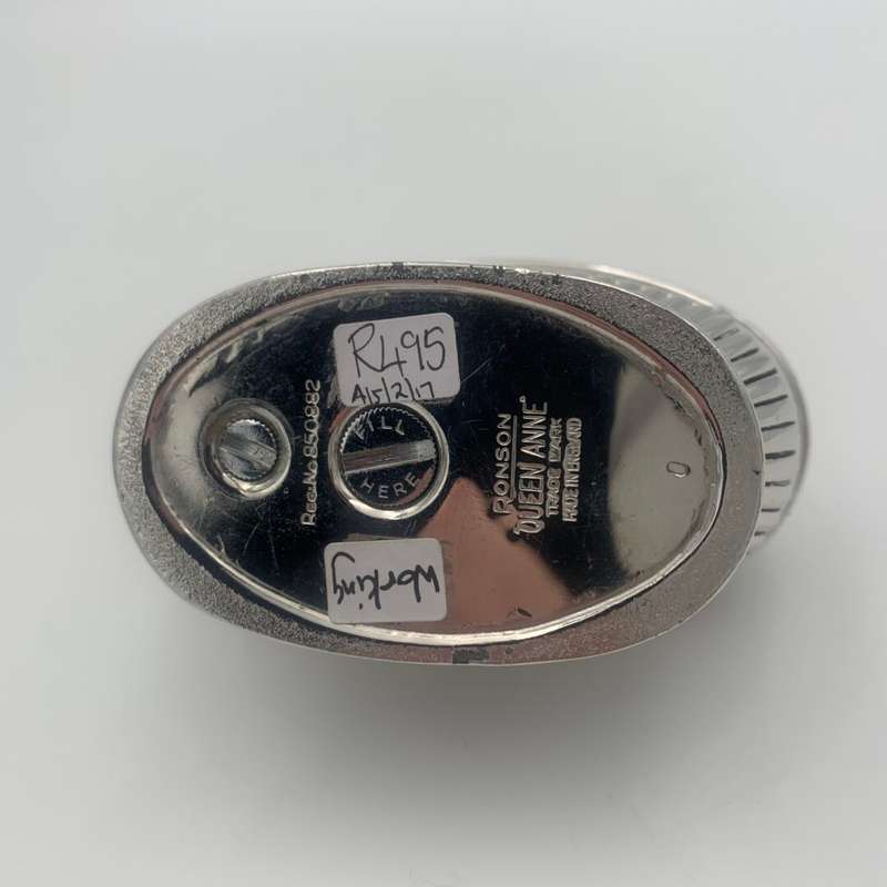 Ronson Queen Anne Silver Plated Table Lighter