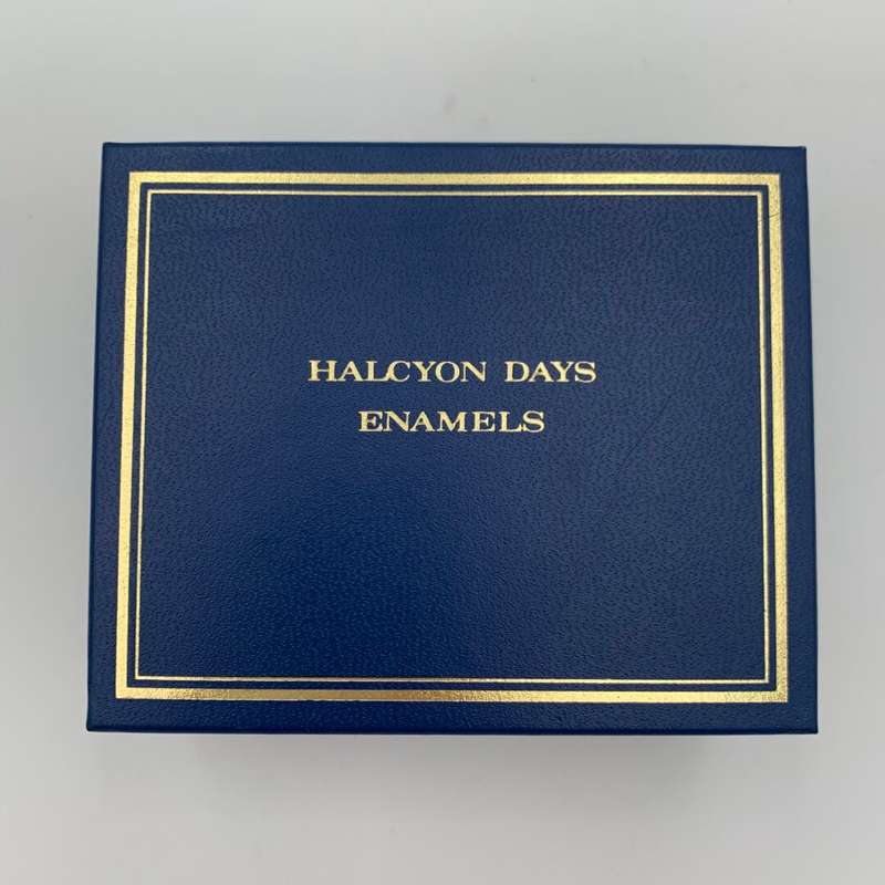 Halcyon Days Enamel 2002 Trinket Box