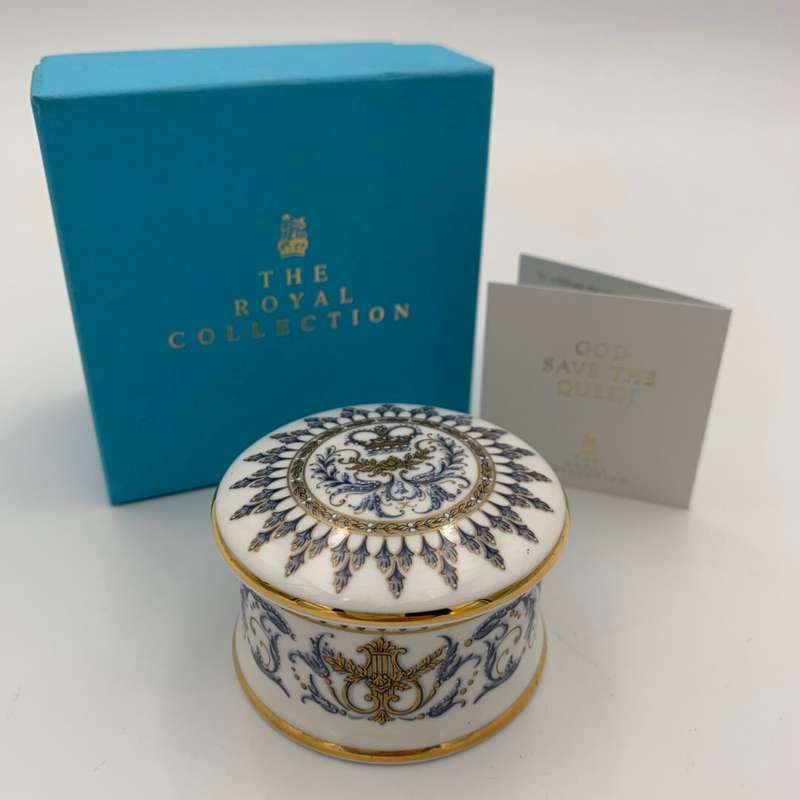 The Royal Collection "God Save The Queen" Trinket Box