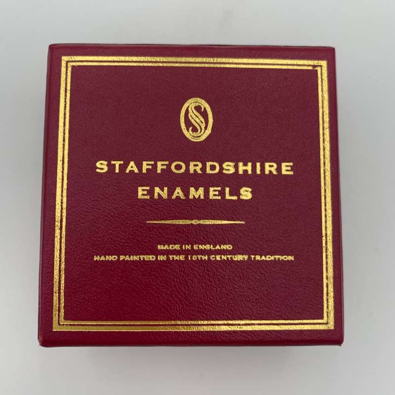Standfordshire Enamel "Mother's Day 1980" Trinket Box