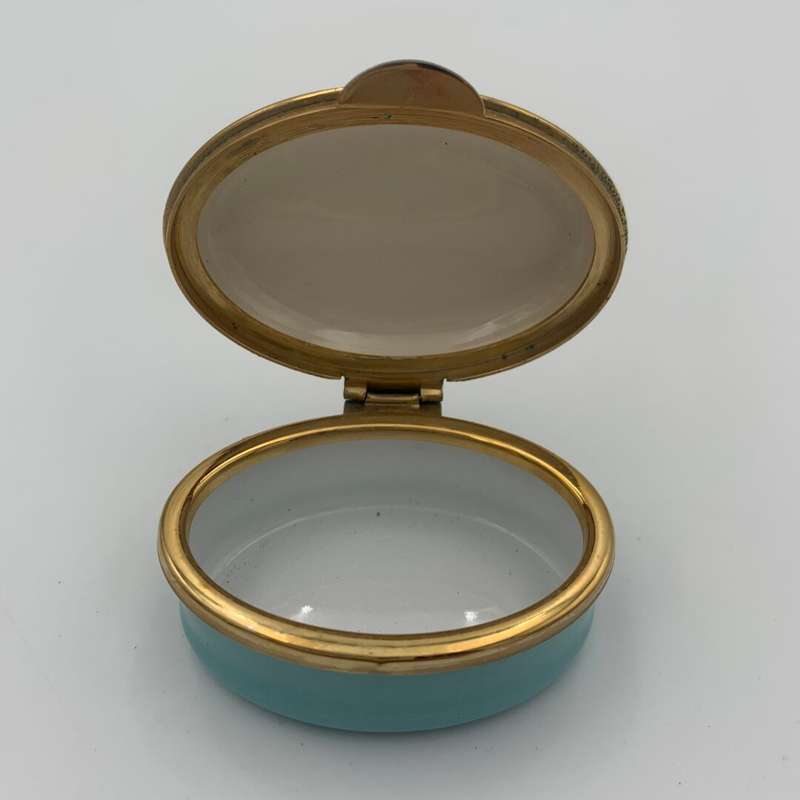 Standfordshire Enamel "Thank You" Trinket Box