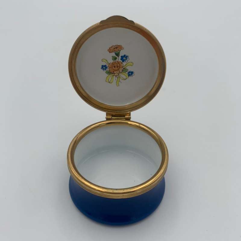 Standfordshire Enamel "Thinking of You" Trinket Box