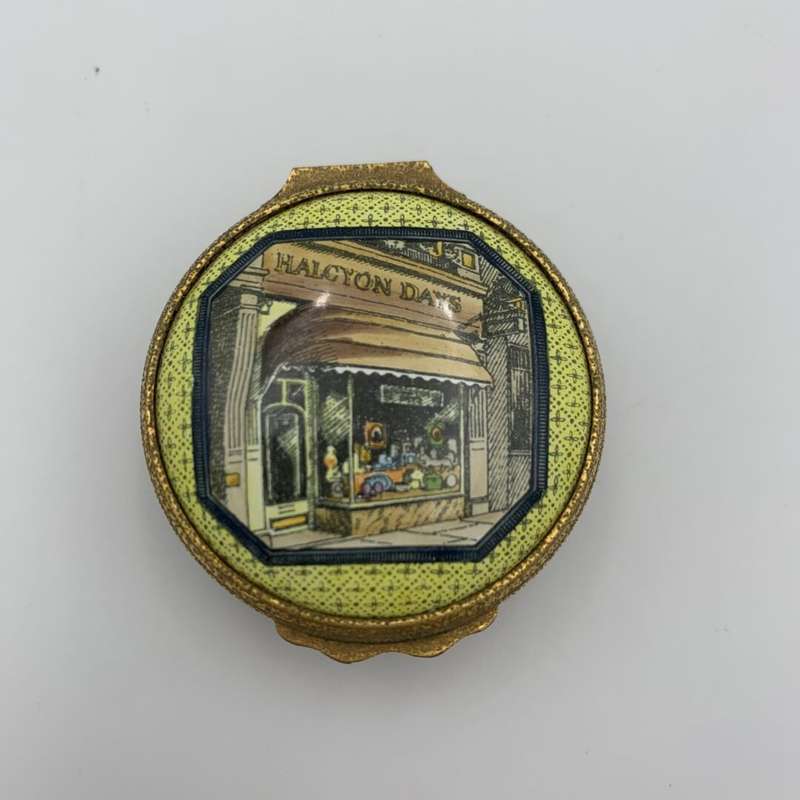 Halcyon Days Enamel Trinket Box