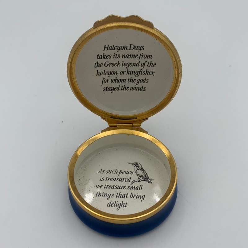 Halcyon Days Enamel Trinket Box