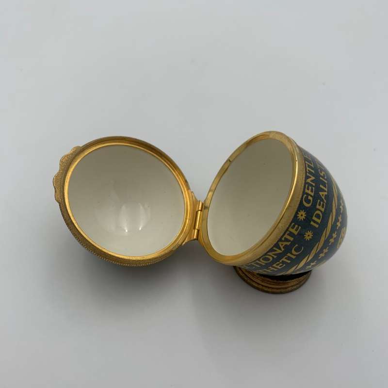 Halcyon Days Enamel Pisces Egg