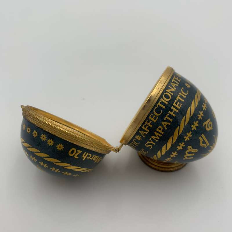 Halcyon Days Enamel Pisces Egg