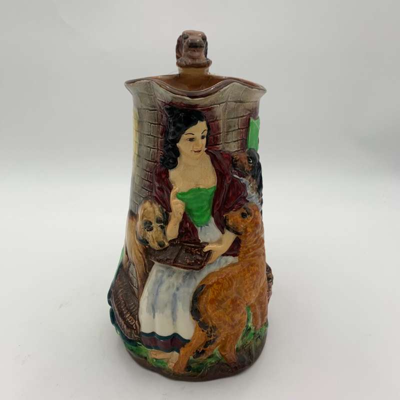 A.Reproduction "Old Feeding Time" Jug by Samuel Alcock
