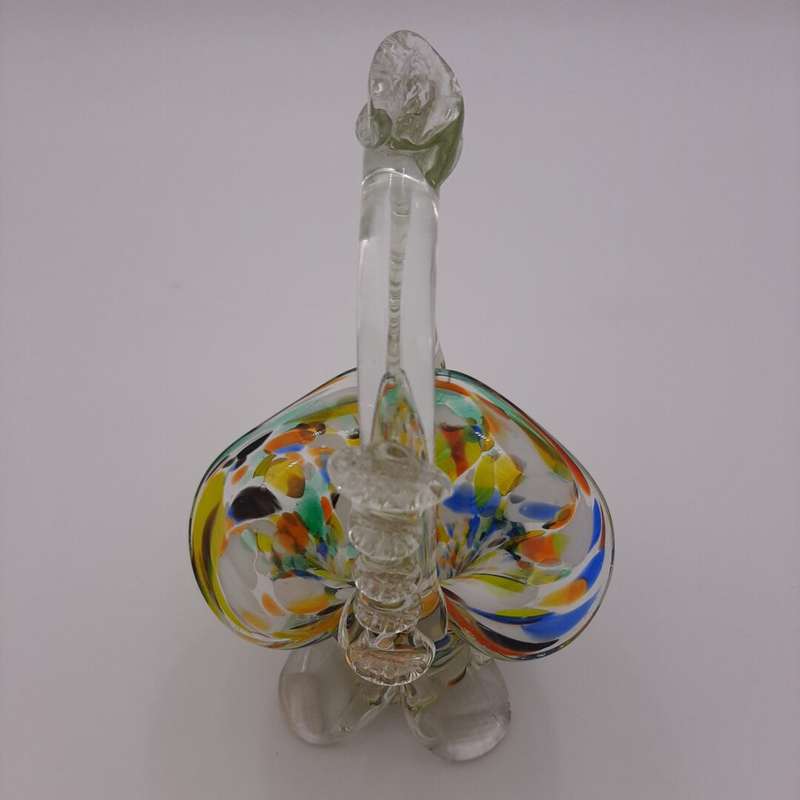 Multicoloured Glass Bon Bon Basket