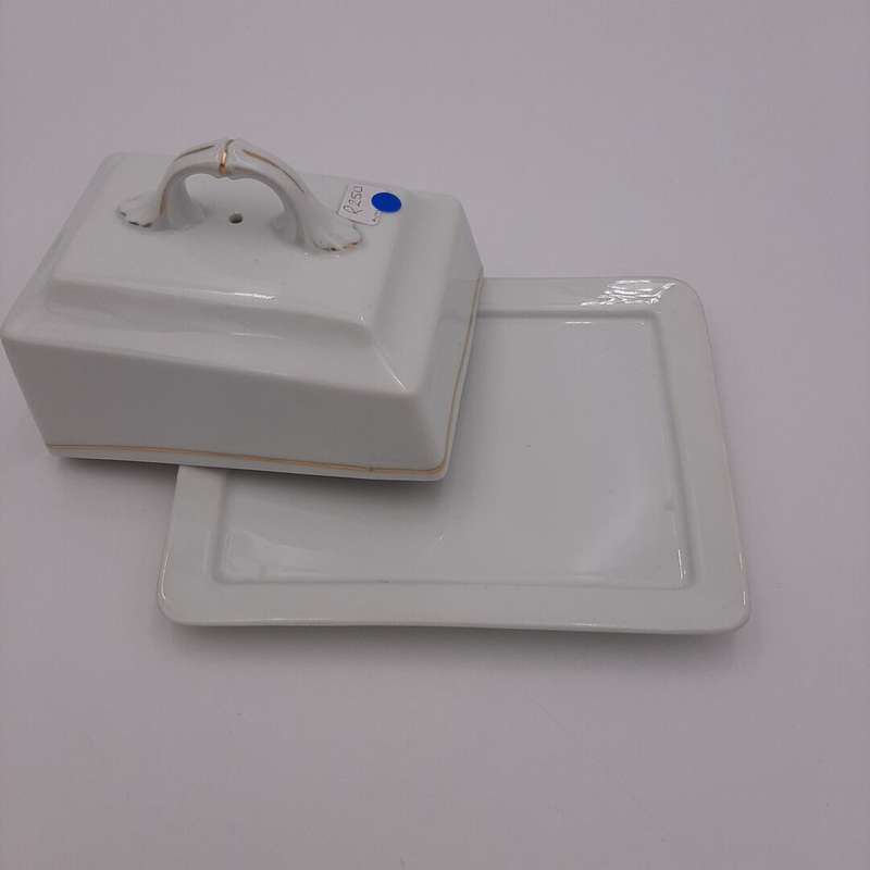 White Butter Dish