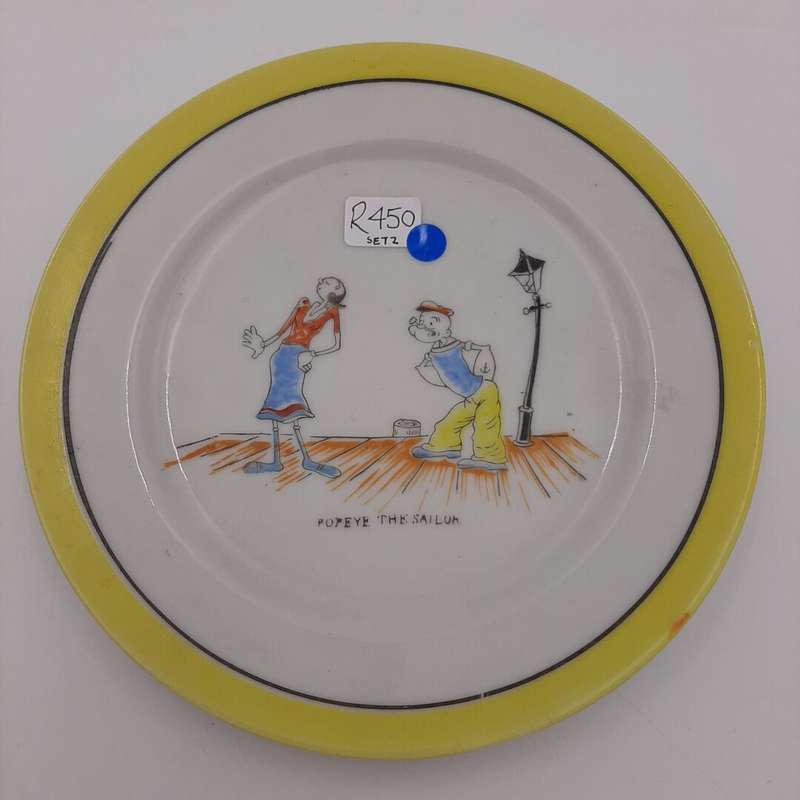 "The Salon" Popeye Plate