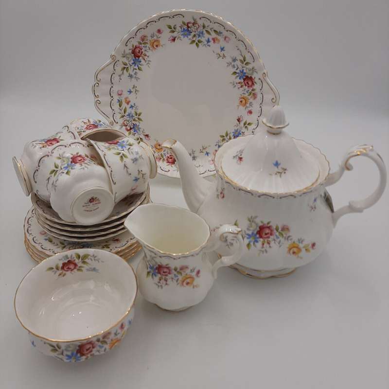 Royal Albert "Jubilee Rose" Tea Set