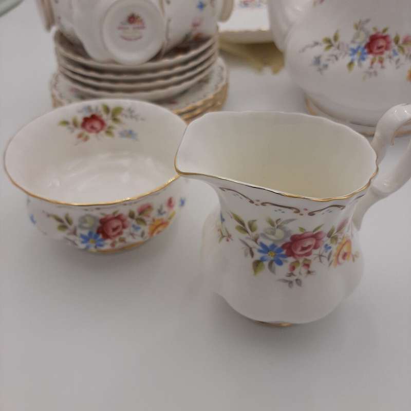 Royal Albert "Jubilee Rose" Tea Set