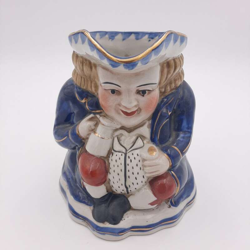 "Staffordshire" Crossed Leg Toby Jug