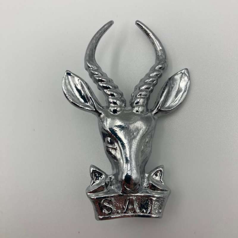 SA Infantry Corps Chrome Cap Badge