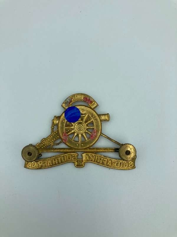 Artillery Gilt Metal Cap Badge