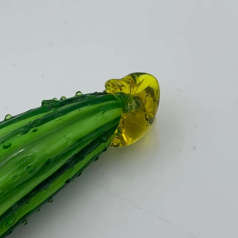 Blown Glass Green Baby Marrow
