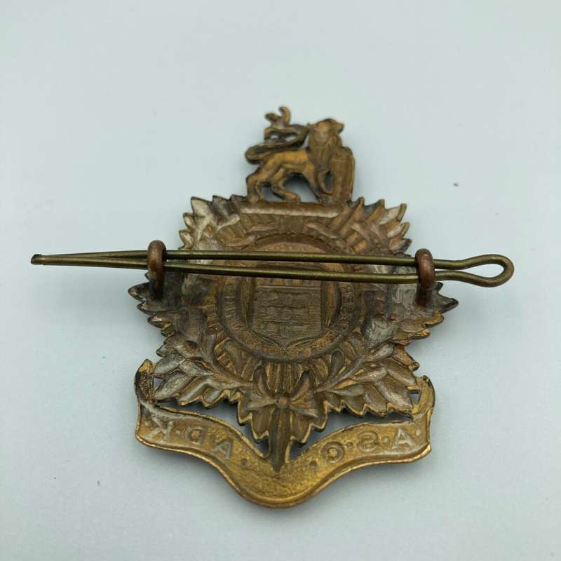 Admin Service Corps Gilding Metal Cap Badge