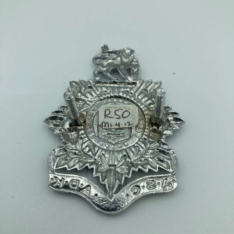 Admin Service Corps Cap Badge