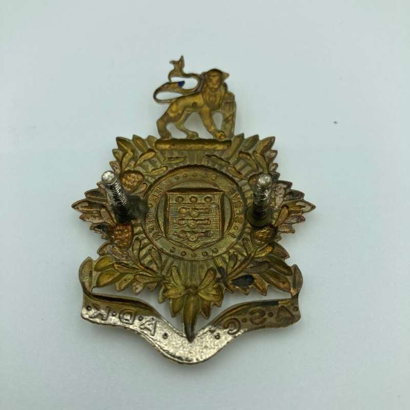 Admin Service Corps Cap Badge