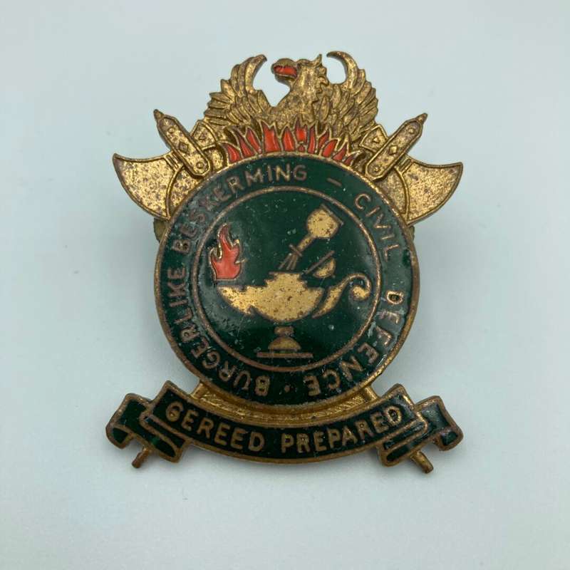 Civil Defence Cap Badge