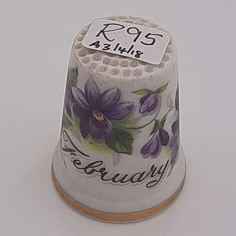 "Royal Albert" Month of the Year Thimble