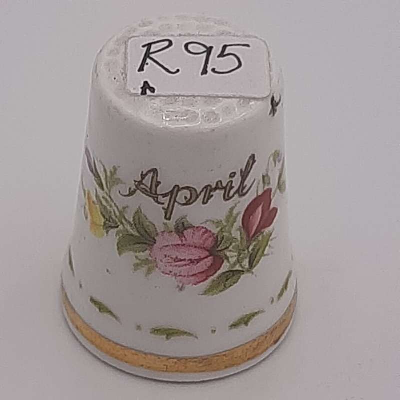 "Royal Albert" Month of the Year Thimble