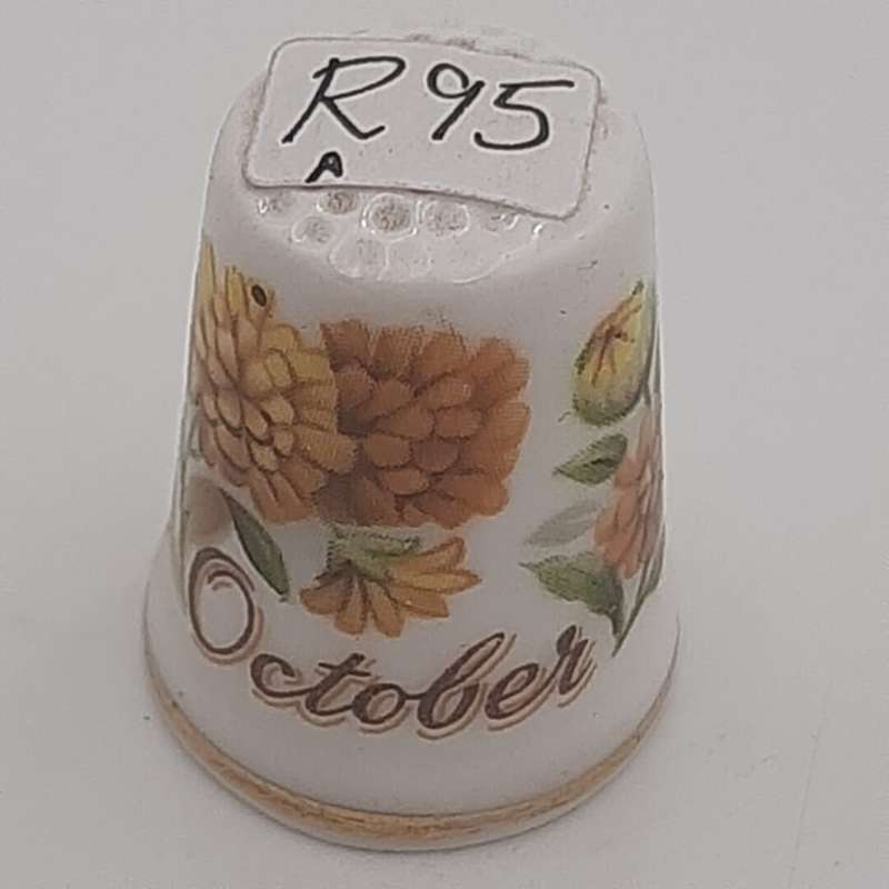 "Royal Albert" Month of the Year Thimble