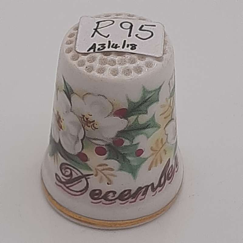 "Royal Albert" Month of the Year Thimble