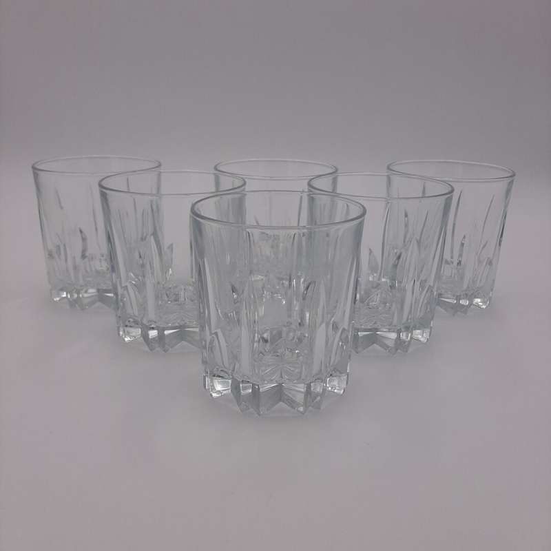 Set of 6 Crystal Glasses