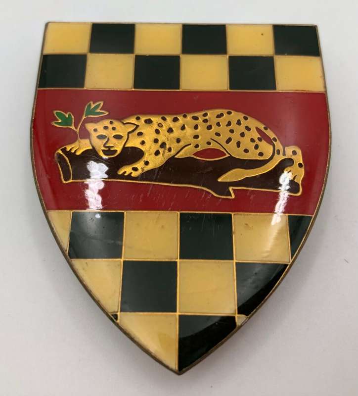 First city regiment (left) metal shoulder flash