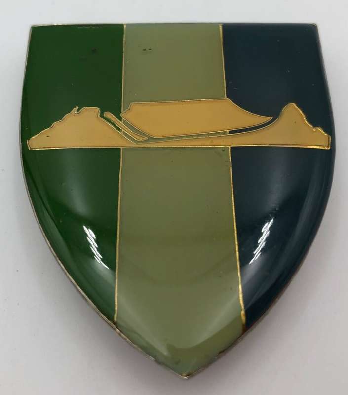 Western Province command signal unit metal shoulder flash