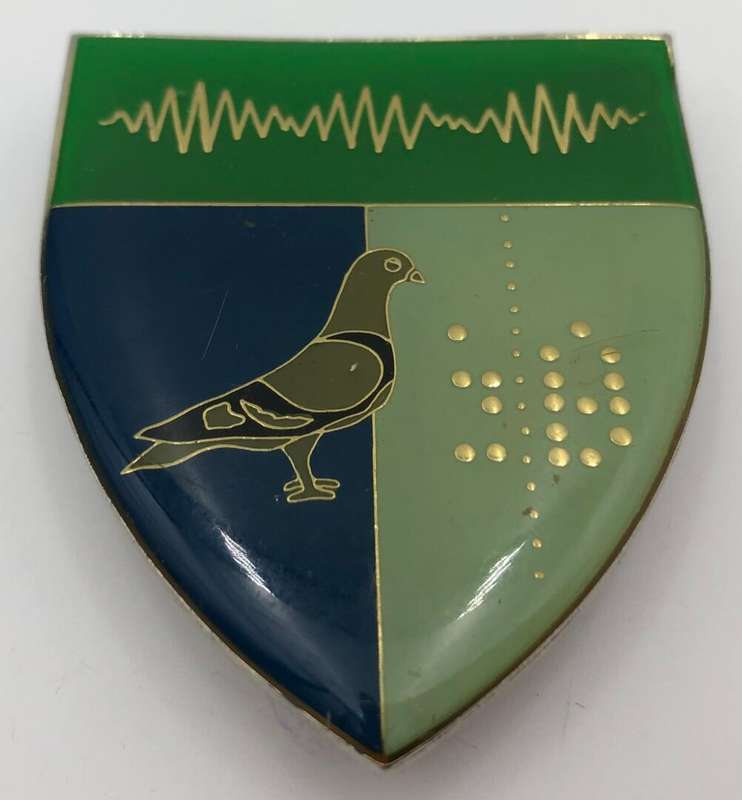 2 signal regiment (right) metal shoulder flash