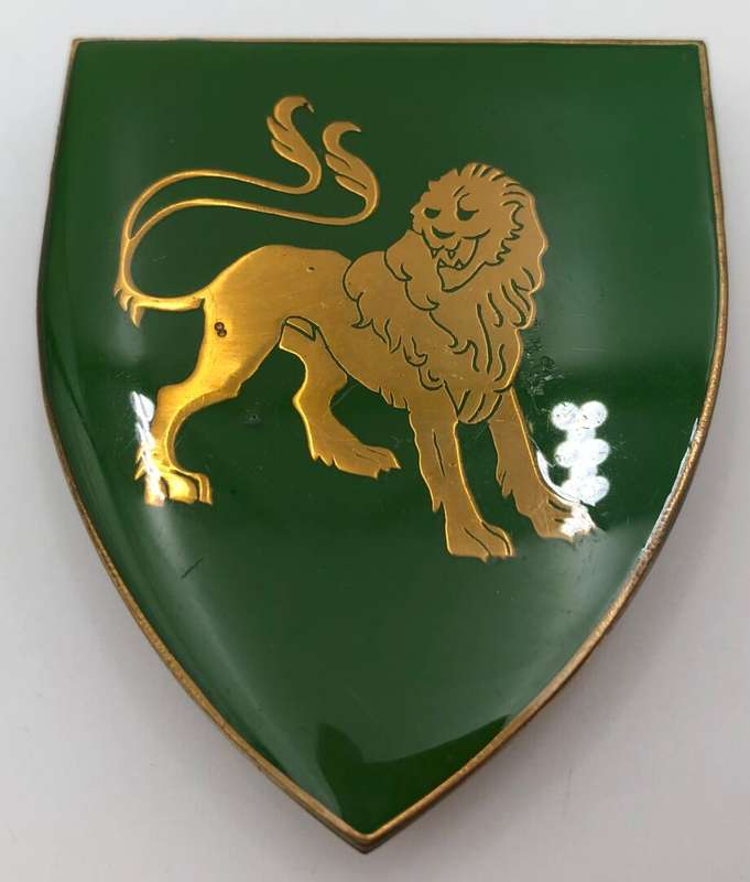 Hillcrest regiment (right) metal shoulder flash
