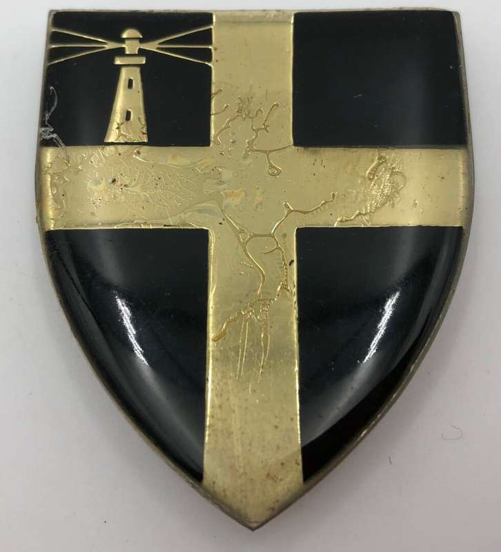 Bluff Commando (gold) metal shoulder flash