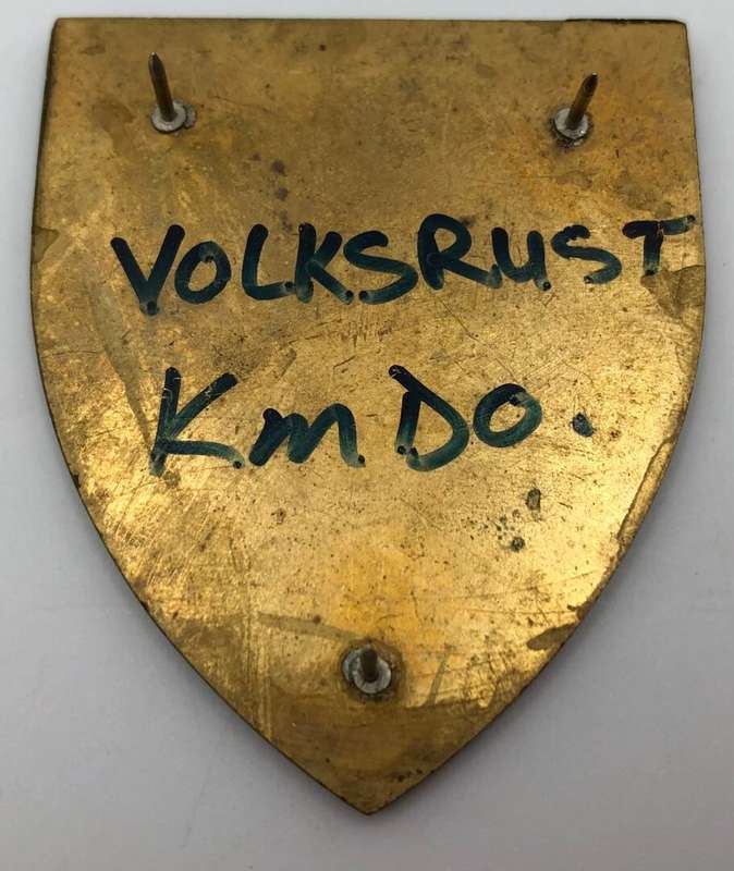 Volksprust commando metal shoulder flash