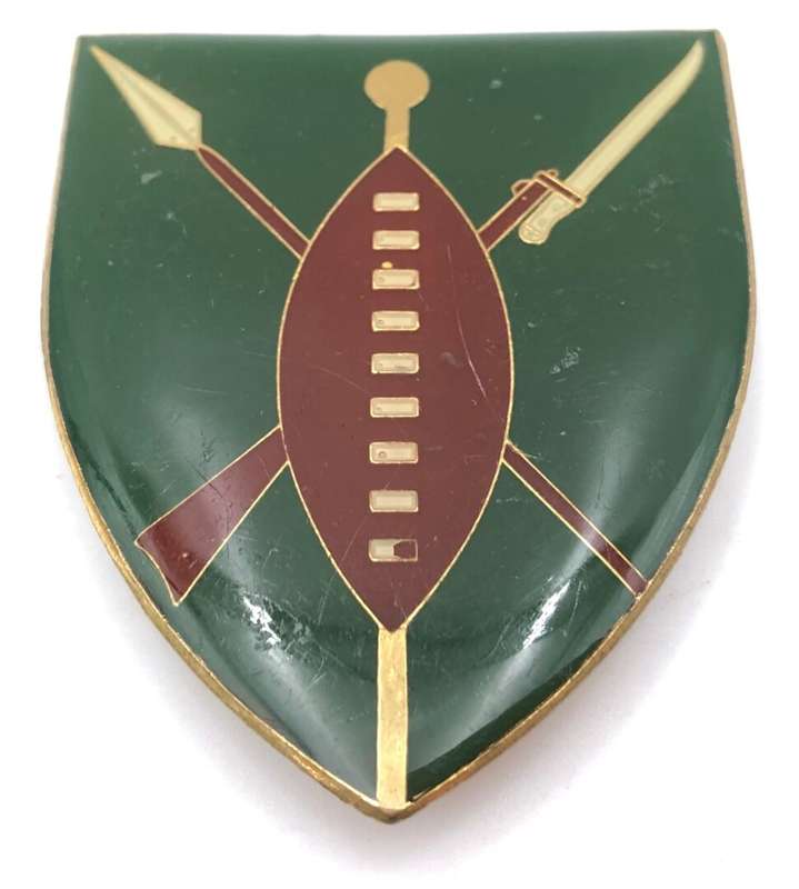 Transkei defence force metal shoulder flash