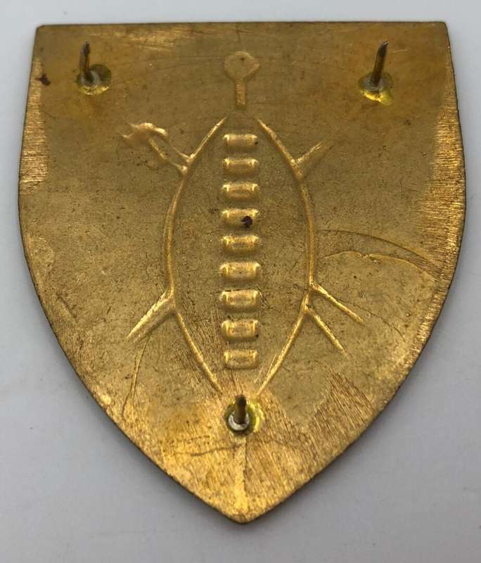 Transkei defence force metal shoulder flash